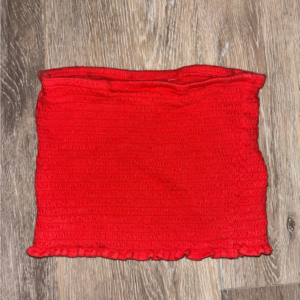 Red tube top - Express